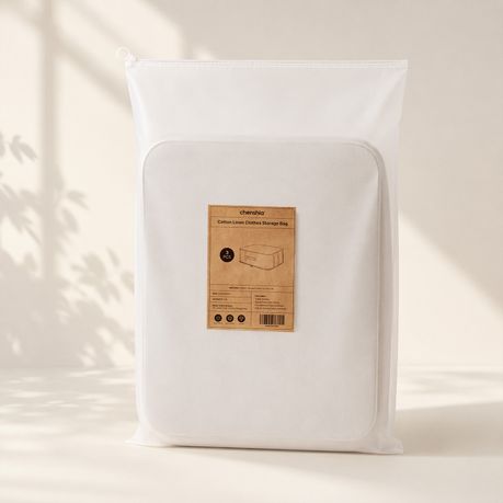 Foldable Cotton Linen Storage Bags