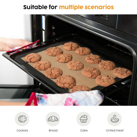 Non-Stick Silicone Baking Mat - 2 Pack