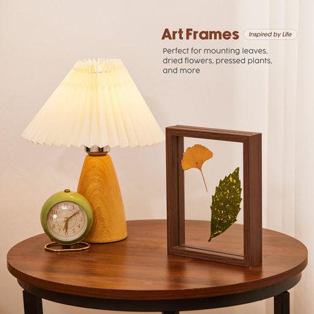 2pc Wooden Floating Picture Frames