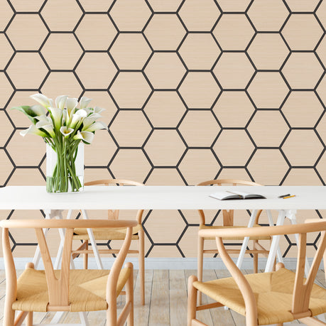 Hexagonal Soundproof Wall Panels - 4 Pack