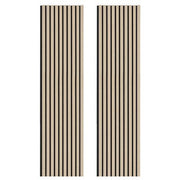 3D Oak Wood Slat Wall Panel - DIY Acoustic Wall Art Décor