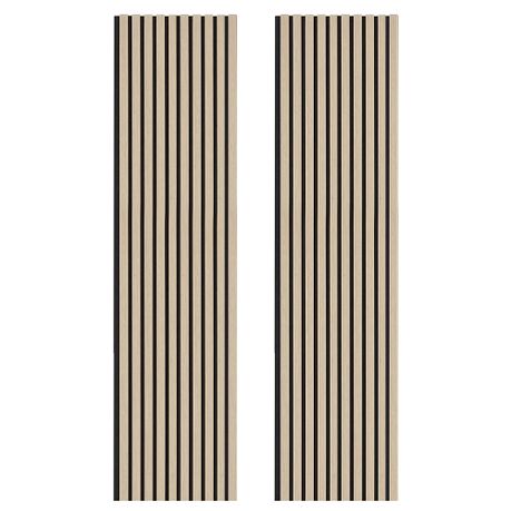 3D Oak Wood Slat Wall Panel - DIY Acoustic Wall Art Décor