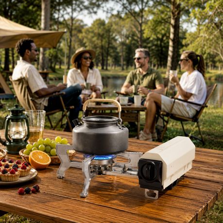 Portable Butane Gas Stove 2600W - White