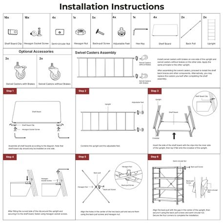 Adjustable Display Heavy-Duty Display Rack