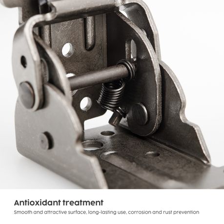 Self-Locking Folding Table Leg Mount Hinge Set