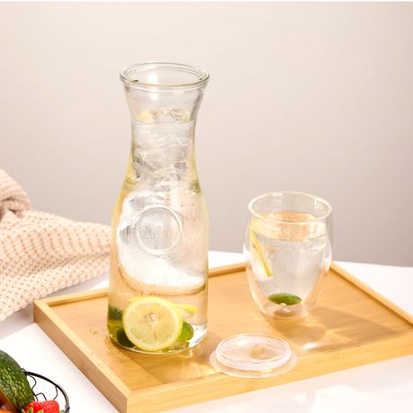 1L Glass Carafe Set - 4 Pack