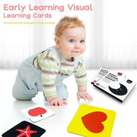 High-Contrast Baby Flashcards - Ages 0–36 Months