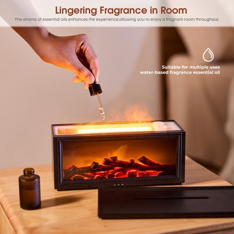 Essential Oil Diffuser Humidifier with 7 Colours, Timer & Remote