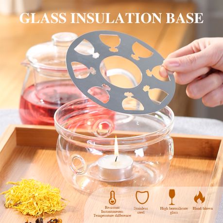Borosilicate Glass Teapot Warmer