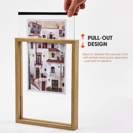 A4 Double-Sided Floating Picture Frames (2-Piece)