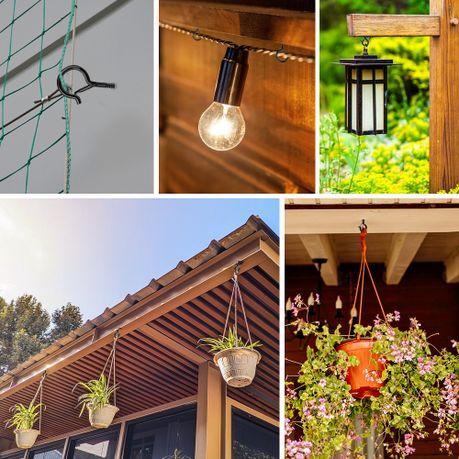 Q-Hanger Hooks Heavy Duty Outdoor String Light Safety Buckle