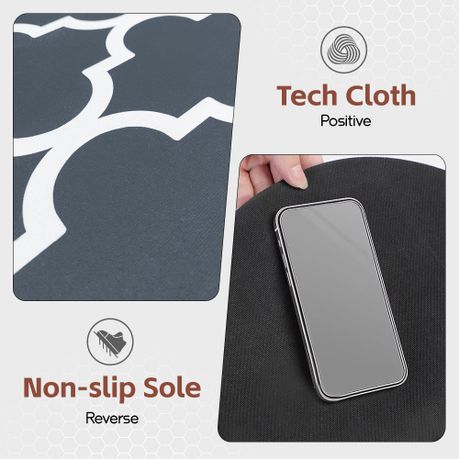 2-Piece Non-Slip Super Absorbent Mat Set - Blue