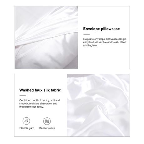 Standard Satin Pillowcase (Set of 2 with Zipper)