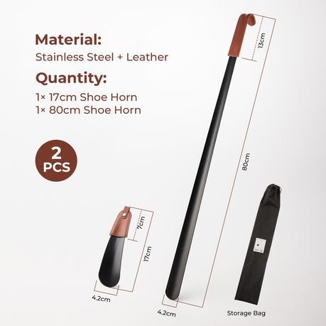 Shoe Horn Set Senior Aid & Travel Shoe Application Assist Tool Set