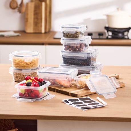 Food Storage Containers with Airtight Leakproof Lids - 16 Piece