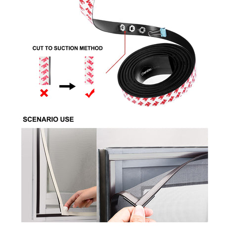 1m Flexible Magnetic Roll - Heavy Duty Magnetic Tape Strip