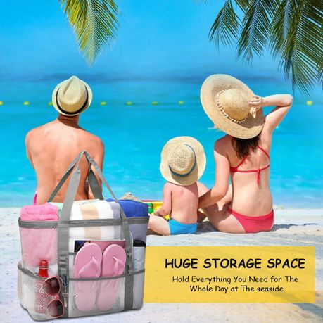 Mesh Tote Beach & Picnic Bag