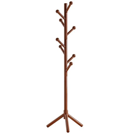 Solid Wood Freestanding Coat Rack
