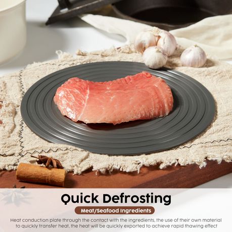 Aluminium Heat Diffuser & Defrosting Plate - Set of 2 (24cm & 28cm)