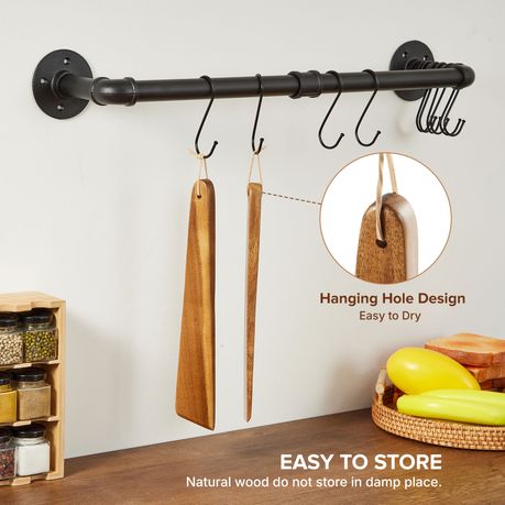 Teak Wooden Spatula Set - 2 Piece