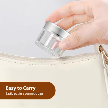 Glass Jars Reusable Cosmetic Cream Pot Set