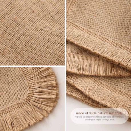 Jute Burlap Table Runner - 183cm