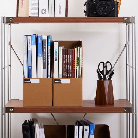 Chenshia Solid Walnut Wood Desk Organizer - Round