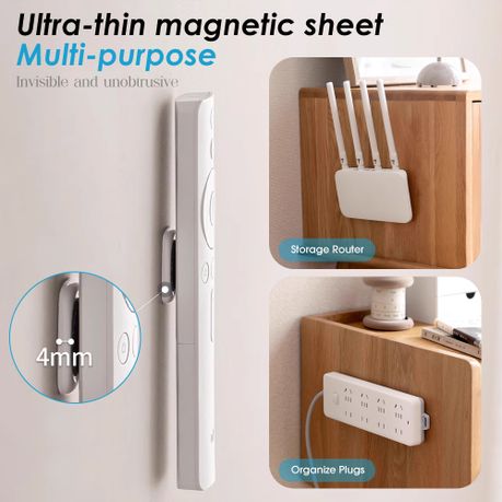 Magnetic Remote Control Holder - 4 Pack
