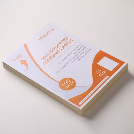 Chenshia 1UP Label Sheet Paper - 1Up Label Self Adhesive A4 Size - 1500 Pack