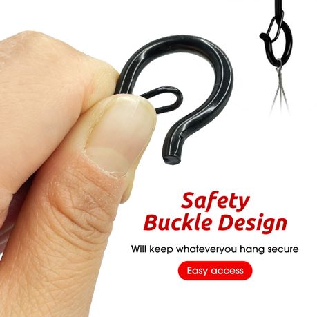 Q-Hanger Hooks Heavy Duty Outdoor String Light Safety Buckle