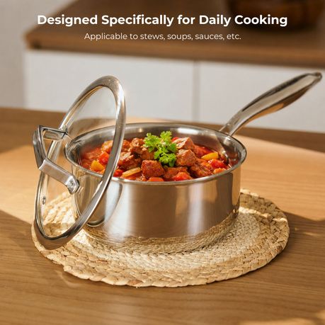2.1L Ceramic Non-Stick Saucepan