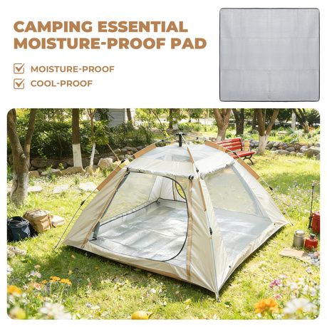 Chenshia 4 Person Camping Tent 210D Oxford Fabric Anti-Mosquito Pop-Up Tent