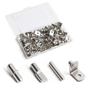 Cabinet Shelf Support Pegs - 104 Pack | 4 Styles