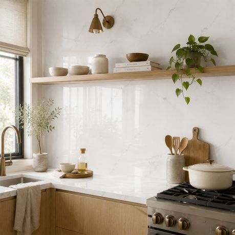 White Marble-Effect Self-Adhesive Vinyl Roll | 40 cm × 3 m