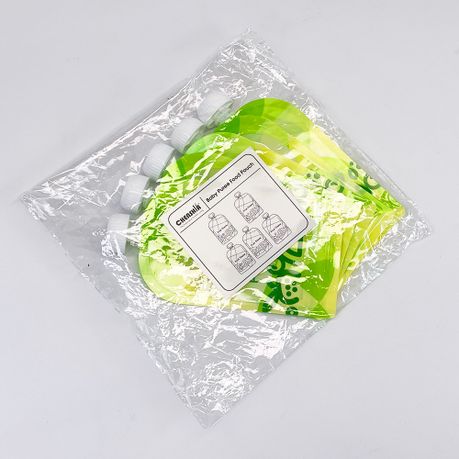 150ml Green Reusable Baby Puree Pouch (5 Pack)