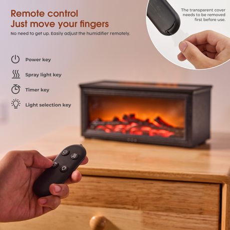 Essential Oil Diffuser Humidifier with 7 Colours, Timer & Remote