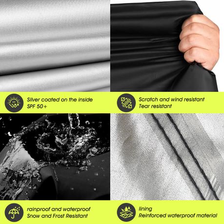 Waterproof Motorbike Cover 210D Oxford Fabric - 2XL