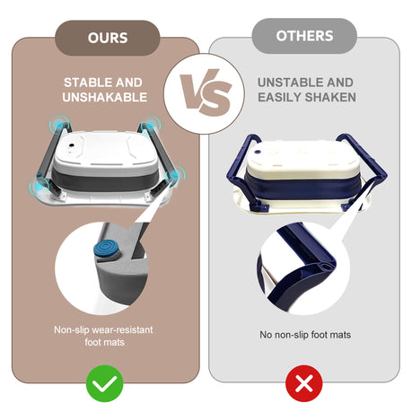 Foldable Portable Baby Bath Set with Cushion