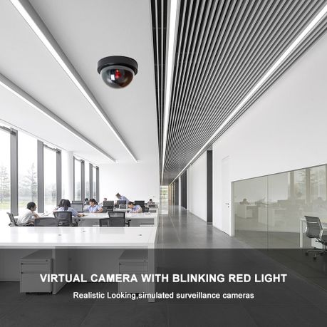 Dome Dummy Security Camera with Flashing LED