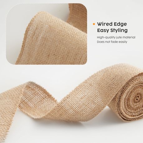 Jute Ribbon Rolls Set - 3Pcs