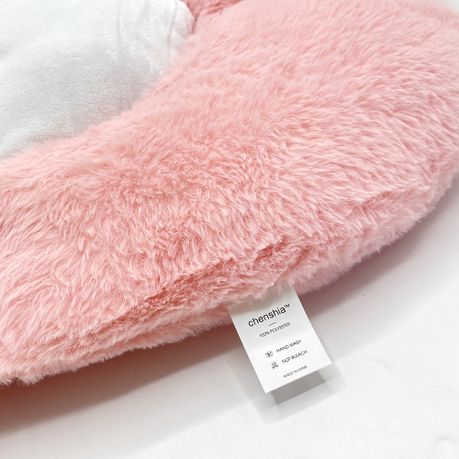 Pink Plush Ergonomic Floor & Chair Cushion