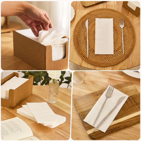 30 Disposable Serviettes (4 Pack)