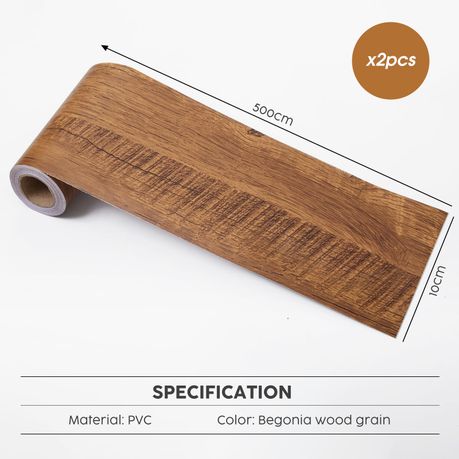 Wood Grain Vinyl Wallpaper Rolls (2-Roll Pack)