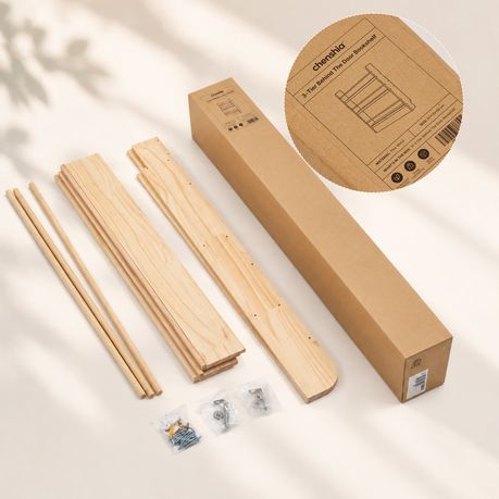 Solid Pine Kids Bookshelf
