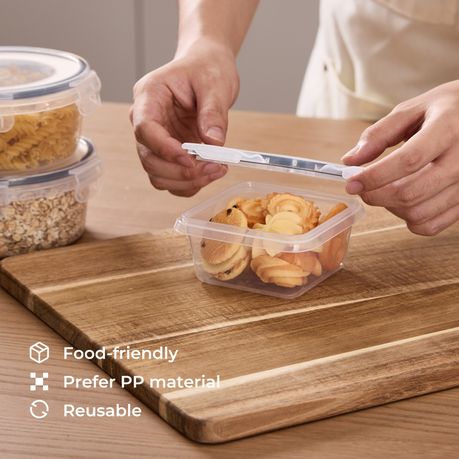Food Storage Containers with Airtight Leakproof Lids - 16 Piece