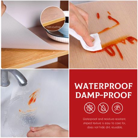 EVA Non-Slip Shelf Liner - 2 Pack - 45x300cm