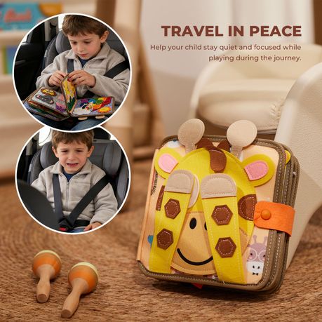 Montessori Activity Book - Giraffe Edition