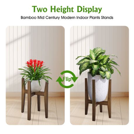 Adjustable Bamboo Plant Stand -18-30cm Pots