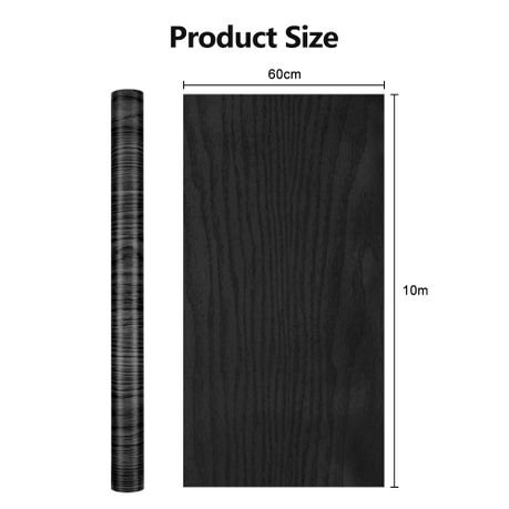 10M Woodgrain Waterproof Self-Adhesive Peel and Stick Wallpaper