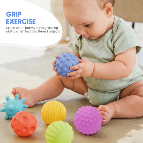 Baby Sensory Balls Set Soft Tactile Multi Texture Toys